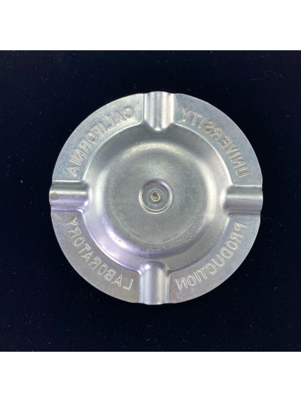 Vintage Aluminum Ashtray University California Production Laboratory - Picture 2 of 10